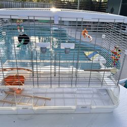 Vision Metal Bird Cage With Accessories 