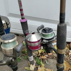 4 Fishing Poles