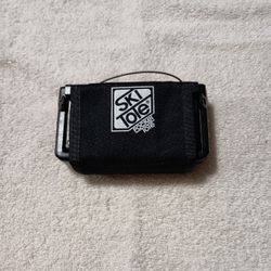 Vintage Ski Tote Pocket Tote Portable Lock Box For Skis And Poles