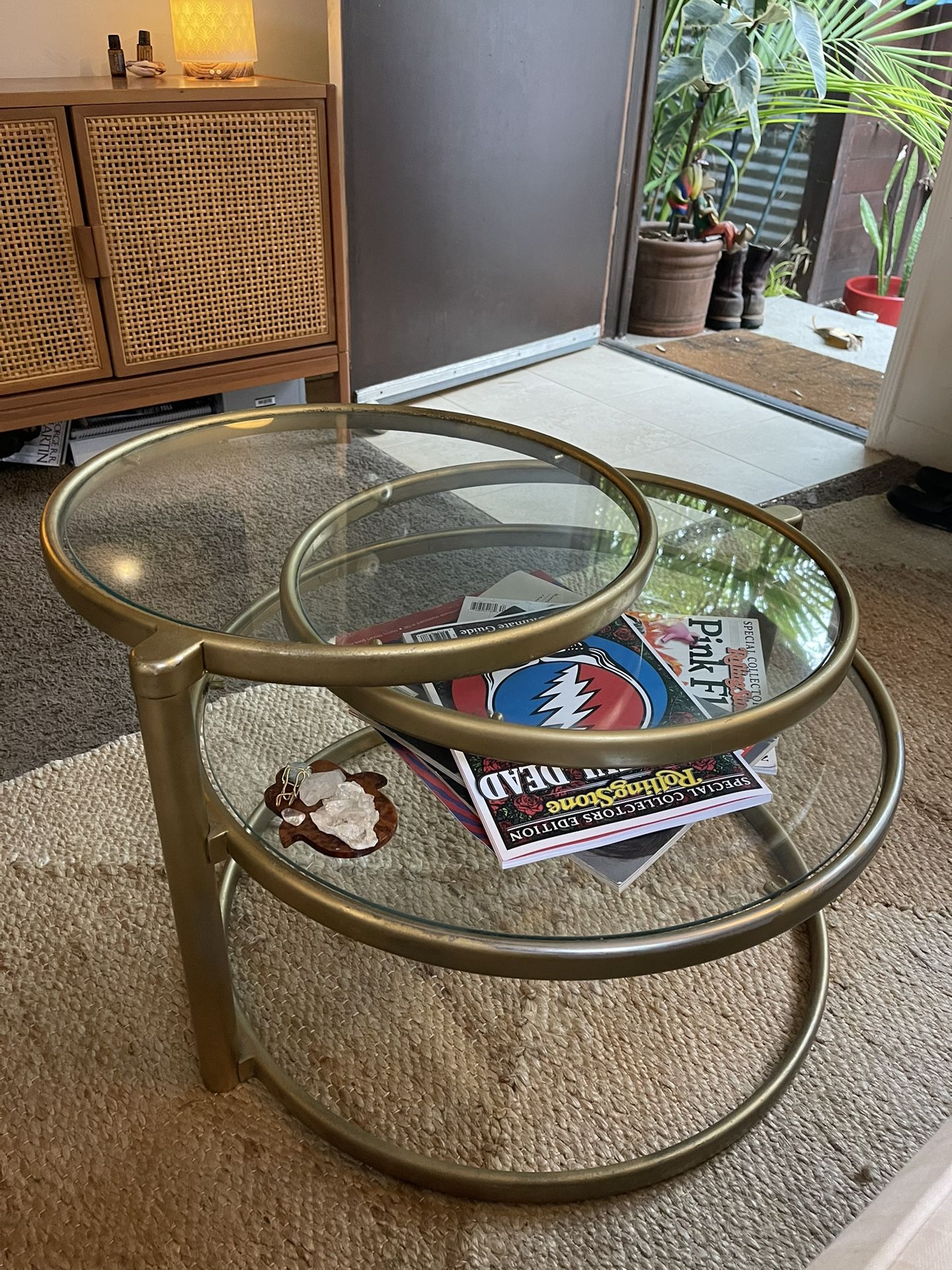 Glass Coffee Table With Levels