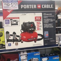 Porter Cable Compressor Set