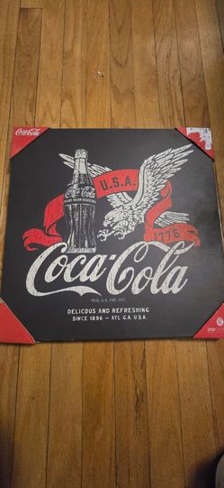Coca-Cola Vintage Style Wall Art Canvas
