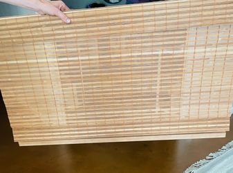 Natural Bamboo Roman Window Shade