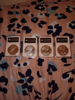 2015 Silver American Eagle Coins – Set of 4