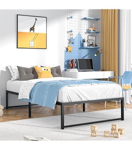Metal Platform Bed Frame Twin Size