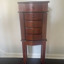 Standing Jewelry Armoire 