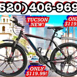 New in box 26” rugged beefy mens disc brake 21-speed suspension mountain bike