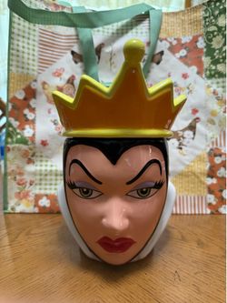 NEW! Disney Villains Evil Queen Sculpted Ceramic Cookie Jar