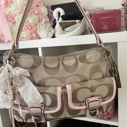 Pink Coach Poppy Bag 