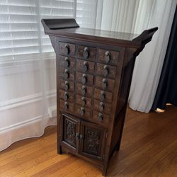 Beautiful Antique Wood Chest
