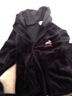 Large hooded light velvet zippered sweatshirt