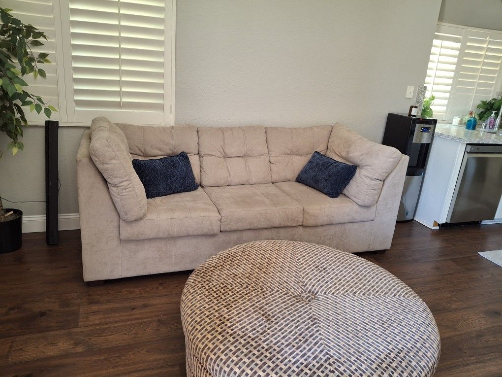 Two Couches ( Love Seat And Couch ) Like New
