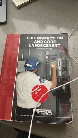Fire inspection and code enforcement eighth edition