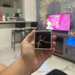 Cadena Y Dije 14 Kt Sólida 