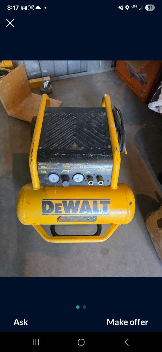 Dewalt Air Compressor