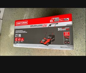 CRAFTSMAN V20 20-volt, 20-in Push Battery Walk Mower with
