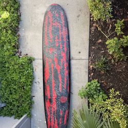 9’0 Evolved Longboard Surfboard + Leash & Fins – Ready to Ride