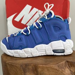 Nike Youth Air More Uptempo GS DM1023 400 - Blue/White (Size 6Y)