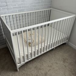 White Baby Crib