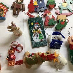 36 Vintage Christmas  Tree Ornaments 