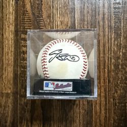 Andy Sonnastine Autographed Signed MLB baseball Tampa Bay Rays