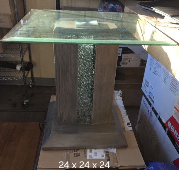 Glass Coffee Table Or End Table - OBO