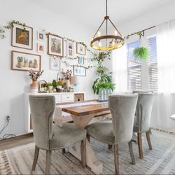 Sage Green Dining Chairs set of 4