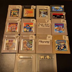 Gameboy And Gameboy Advance Games