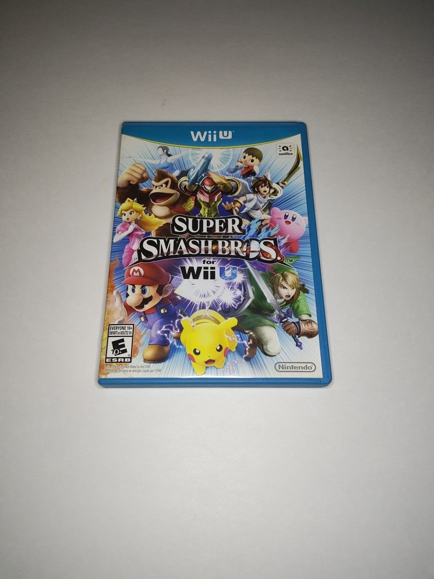 Super Smash Bros Wii U Complete in Box CIB – Tested