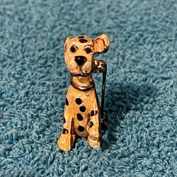 Carolee Vintage Dalmatian Puppy Brooch - very good used condition - Adorable