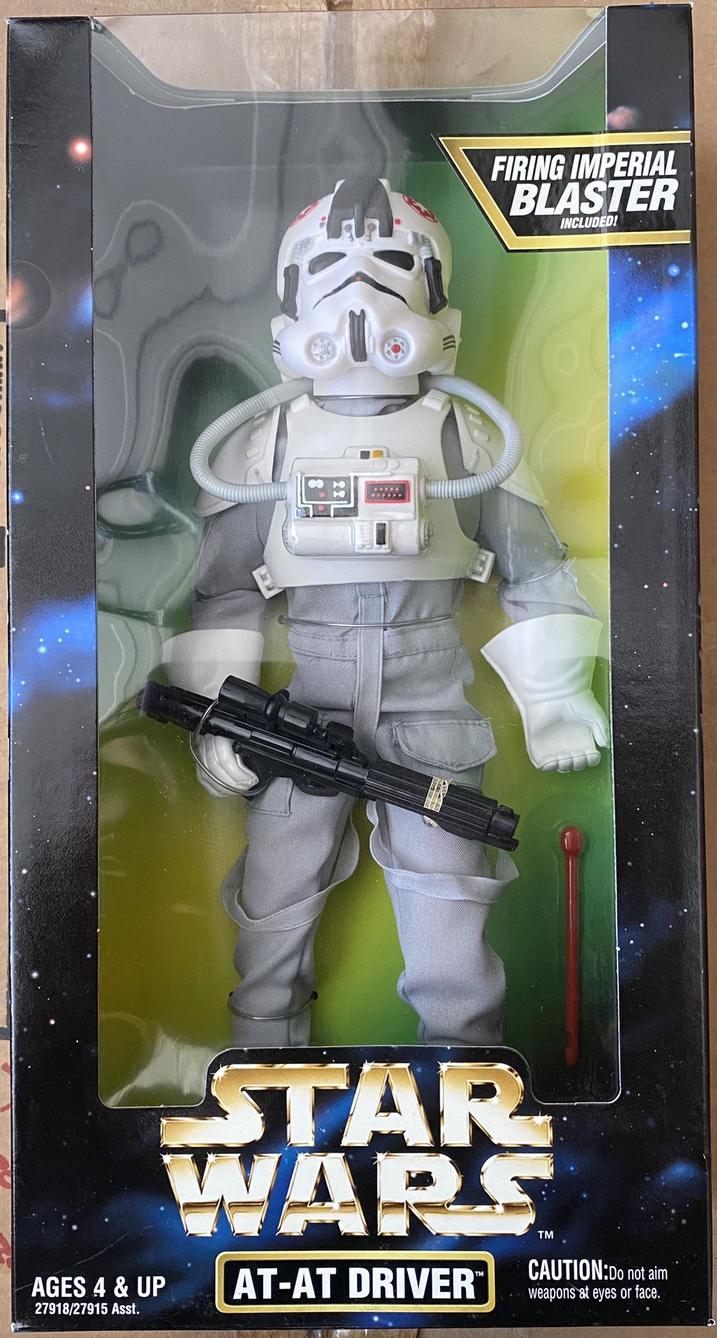 Star Wars Kenner Action Collection 12" inch AT-AT Driver Figure 1997 sealed new
