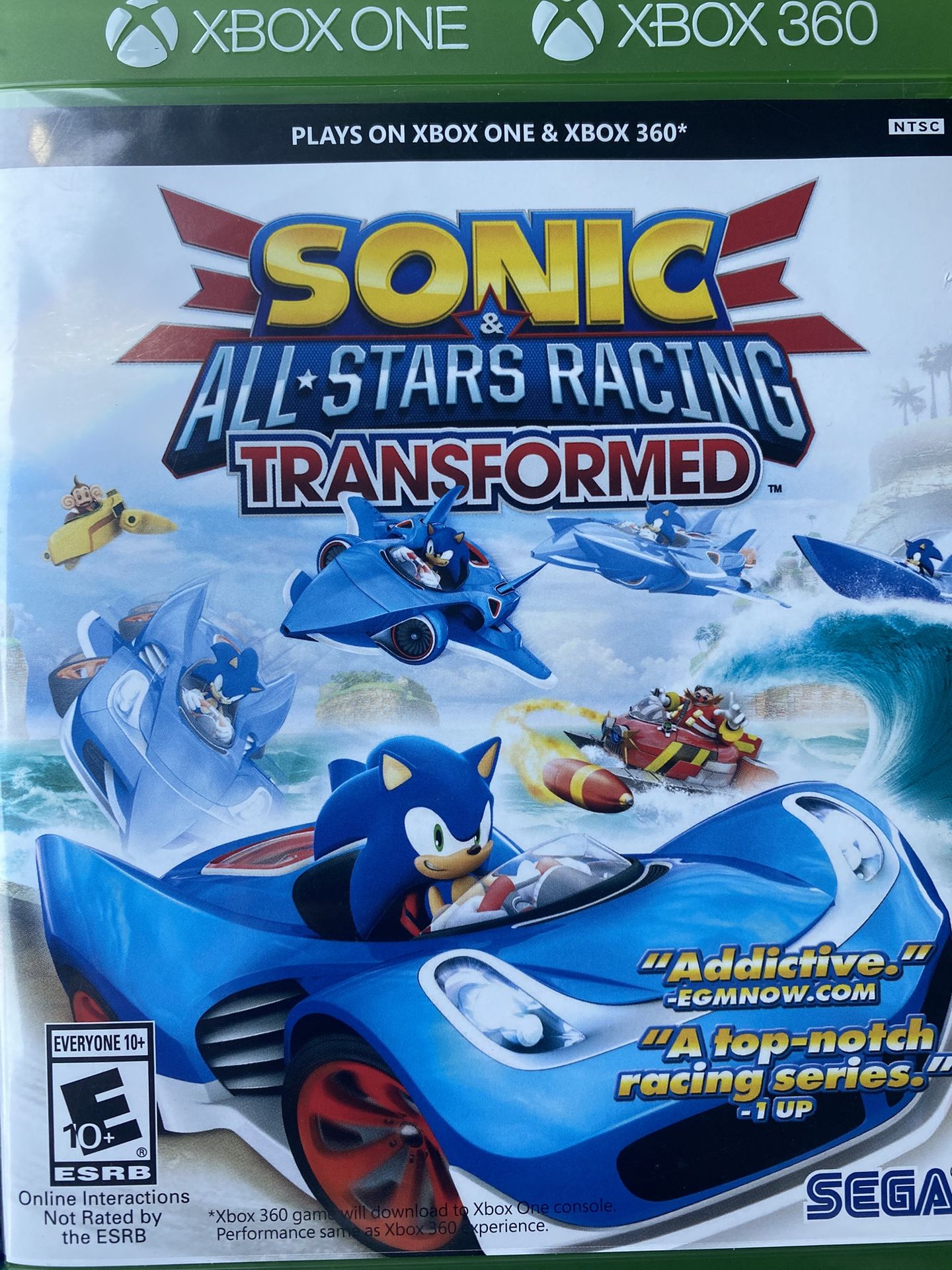 Sonic All Stars Racing Transformed - Xbox One & Xbox 360