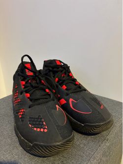 adidas Pro N3XT 2021 Black/Red Low Top Lace-Up Men's Athletic Sneakers