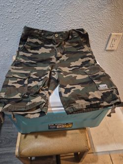 Pro Club Camo Cargo Shorts