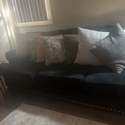 Navy Blue Sofa