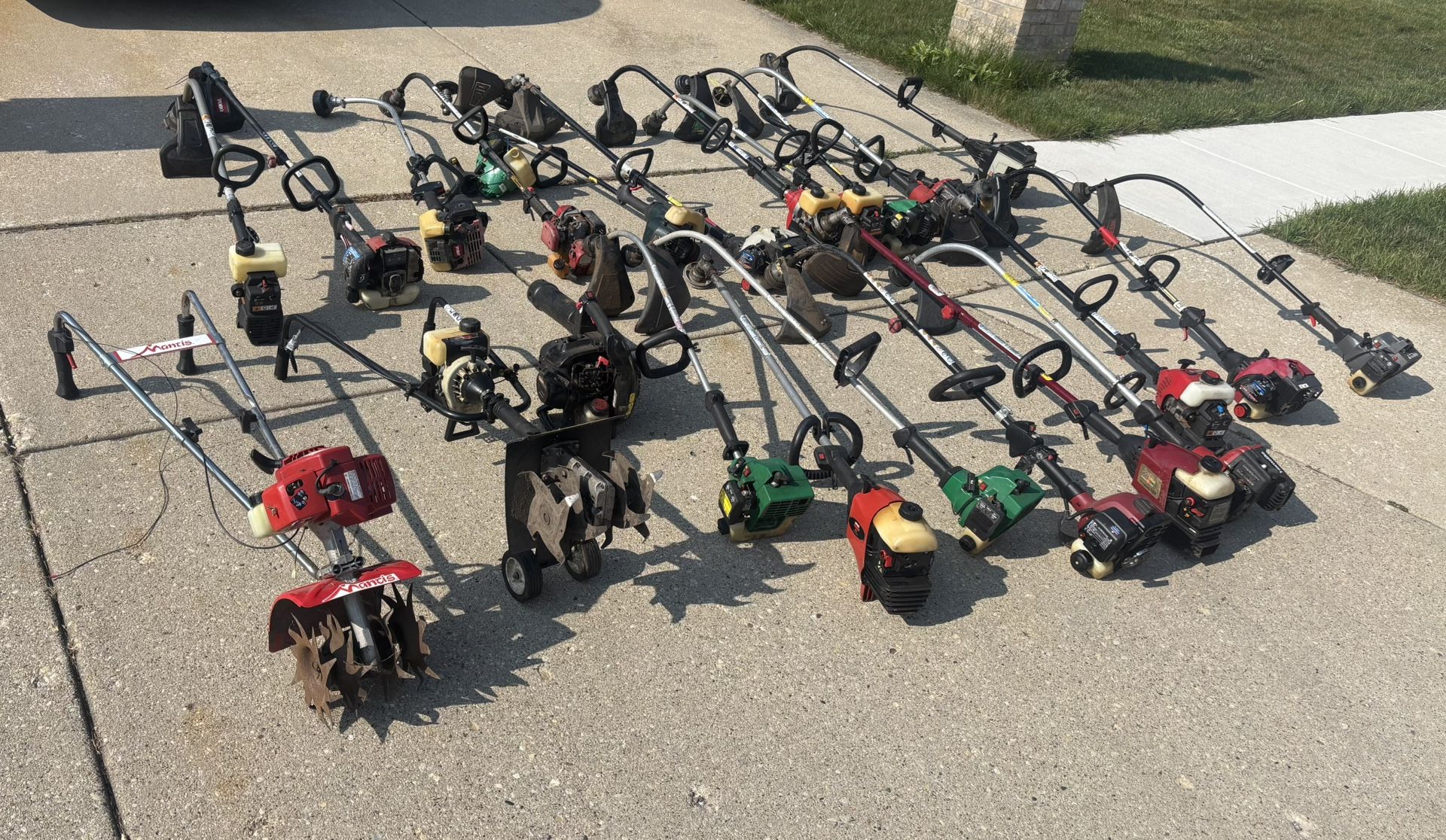 Gas Powered Lawn Equipment Garage sale! Weed wackers, snow blowers, blowers, trimmers and more all $10!!!