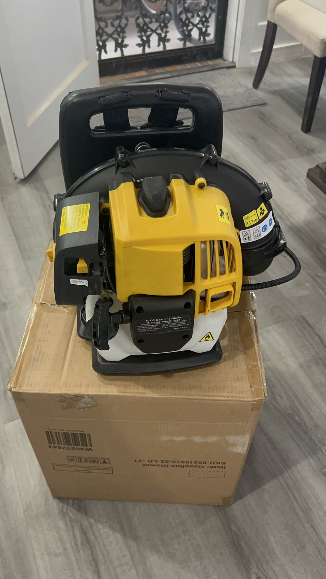 248 MPH 530 CFM 52CC 2-Stroke Engine Gas Powered Leaf Blower