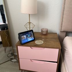 Pink nightstands (2)