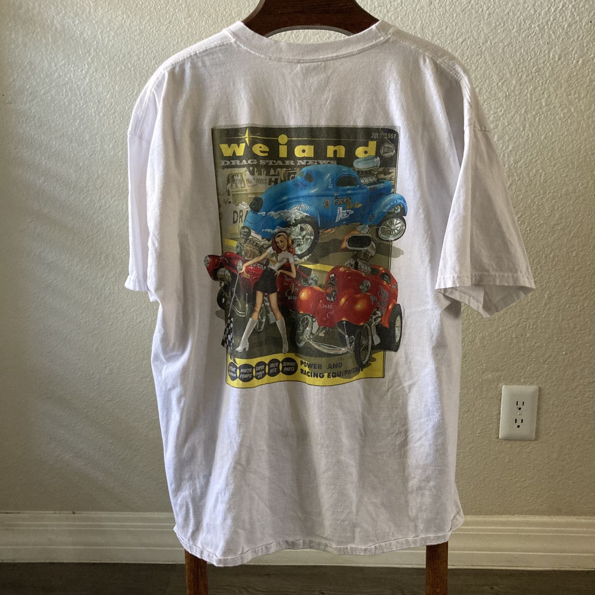 Weiand Power And Drag Racing Equipment T Shirt Sz 2XL