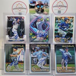Royals Baseball Cards Topps Bowman Autographs Sports Collectible 