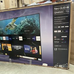 SAMSUNG 75-Inch Class Neo QLED 8K QN800C Series Mini LED Quantum HDR Smart TV with Ultra Slim Design, Dolby Atmos, Object Tracking Sound+, Q-Symphony 
