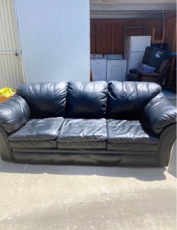 Leather couch