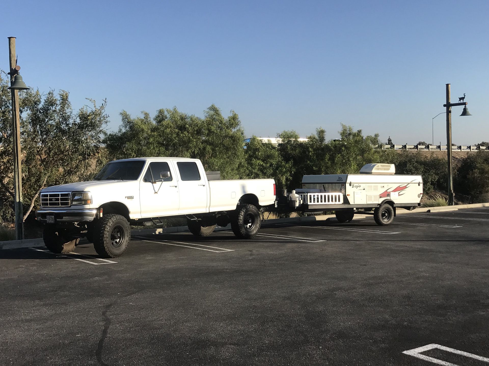 Ford F-350 7.3 Diesel and Jayco pop up camper