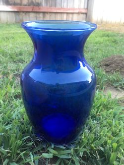 Blue vase