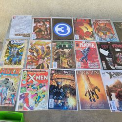 NEW COMIC BOOK COLLECTION LOT SALE MARVEL DC SPIDERMAN VENOM CARNAGE X-MEN SPAWN HULK DOOM AVENGERS STAR WARS RICK MORTY TRANSFORMERS BATMAN JOKER SUP
