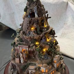 Thomas Kinkade Faith Mountain/Life Of Jesus