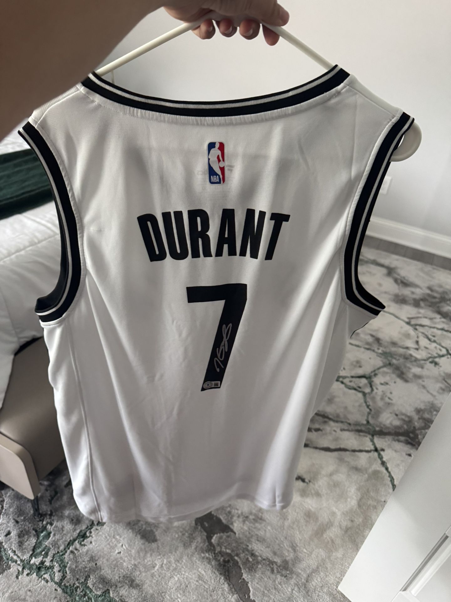 Kevin Durant Brooklyn Nets Signed Jersey