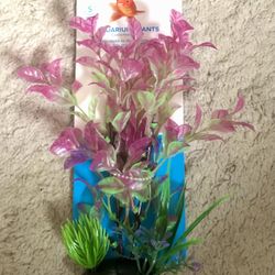 Plastic Aquarium Fish Tank Plant 