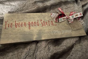 Handmade Christmas Sign