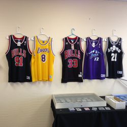 Nike Air Jordan's, Champion jerseys, vintage shirts
